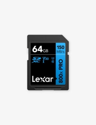 Lexar SDXC PRO Blue Series 64GB memory card - British product