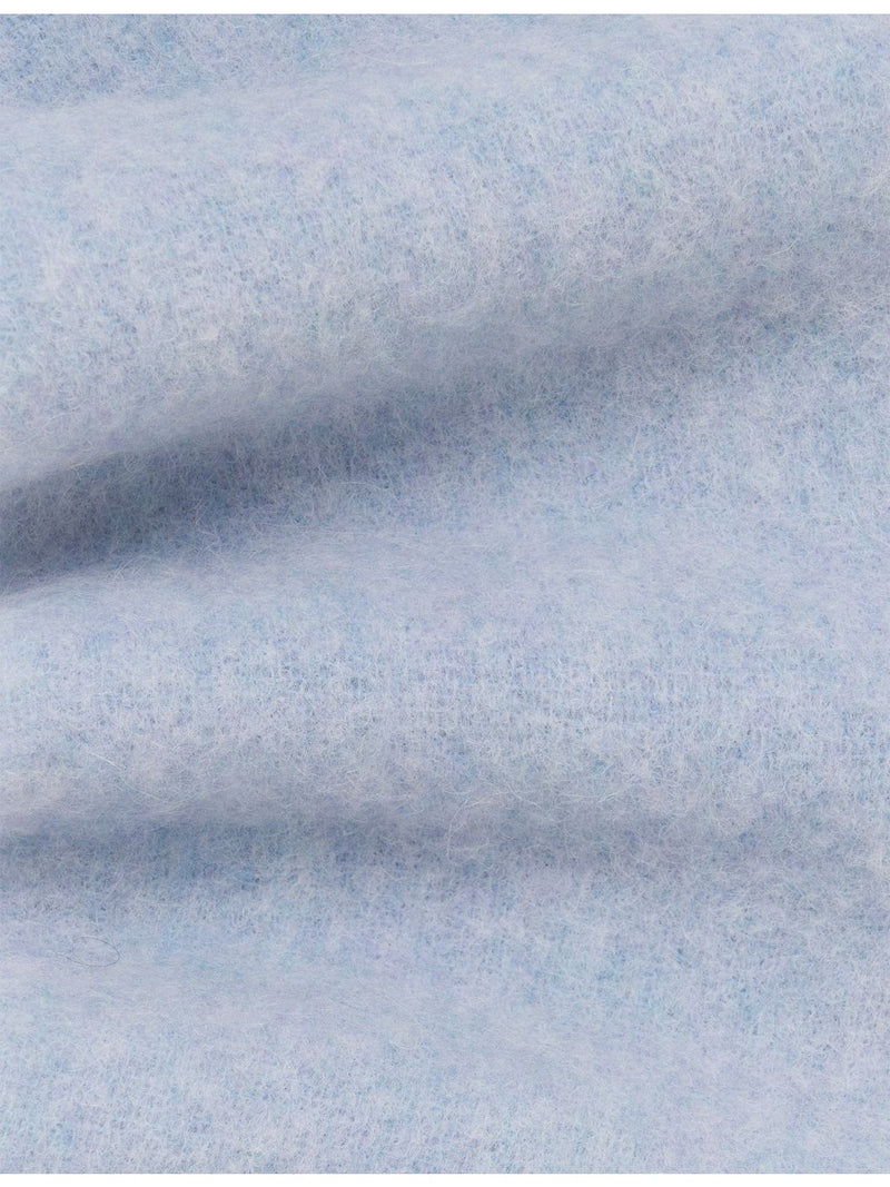 Marni alpaca-blend scarf with logo patch, 190cm, UK version