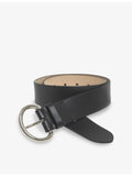 Marni adjustable round-buckle leather belt, UK version