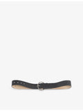 Marni adjustable round-buckle leather belt, UK version