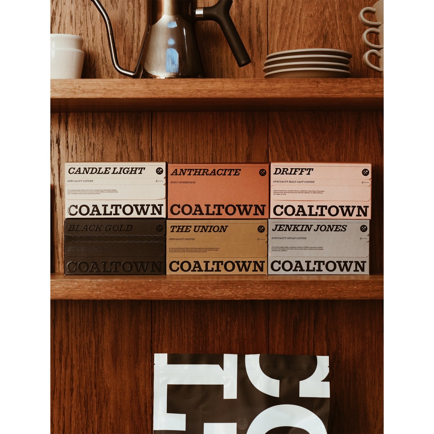 Coaltown Coffee Anthracite No.2 whole bean coffee 200g - British product