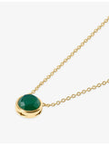 Astley Clarke agate pendant necklace gold plated sterling silver - British product