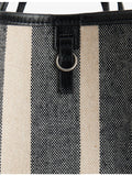 Chameleon 30 jacquard tote bag with stripe pattern (British brand)