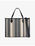 Chameleon 30 jacquard tote bag with stripe pattern (British brand)