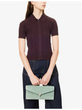 Métier Edge suede clutch, 28cm wide - British product
