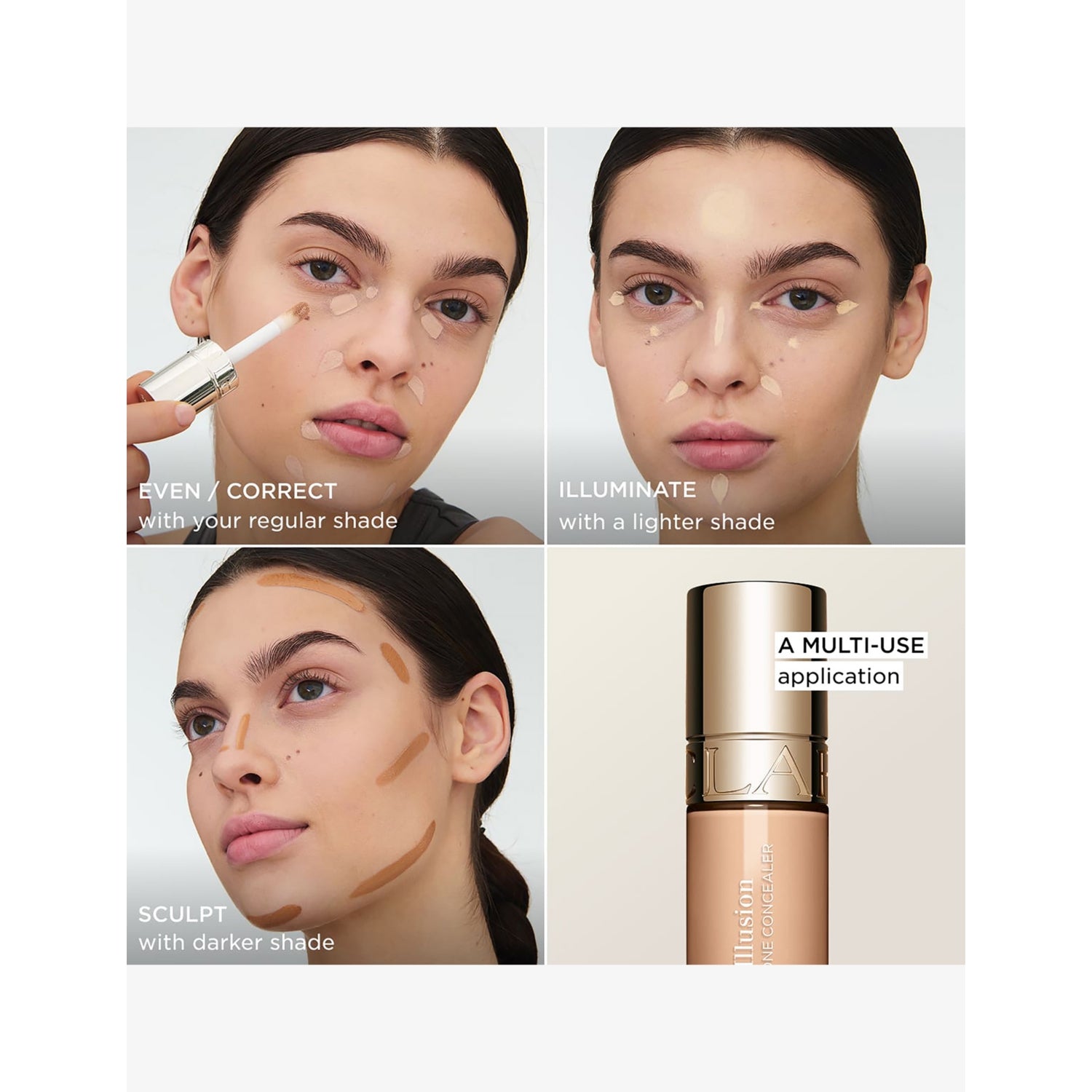 Clarins Skin Illusion concealer 10ml, imported from the UK