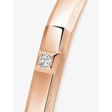 Messika Moderniste medium bangle, 18ct gold and 0.05ct diamond - British product