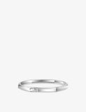 Messika Moderniste Medium 18ct Gold and 0.05ct Diamond Bangle Bracelet
