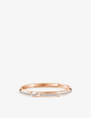 Messika Moderniste 18ct gold 0.75ct diamond bangle bracelet - British product