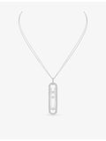 Messika Move 10th Medium 18ct white-gold 1.15ct diamond necklace, UK version