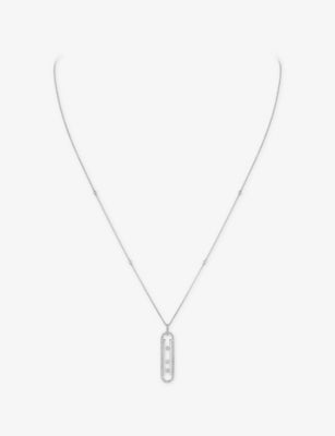 Messika Move 10th Small 18ct Gold and 0.07ct Diamond Necklace