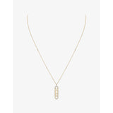 Messika Move 10th Small 18ct Gold And 0.07ct Diamond Necklace