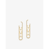 Messika Move 10th 18ct Gold And 1ct Diamond Earrings