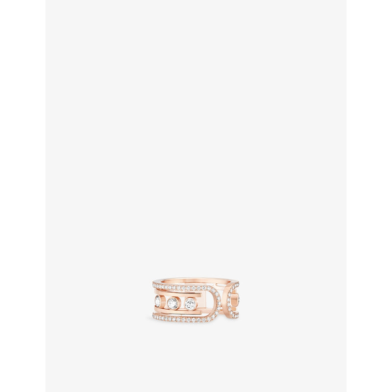 Messika Move 10th ring in 18ct gold with 0.79ct diamond (British brand)