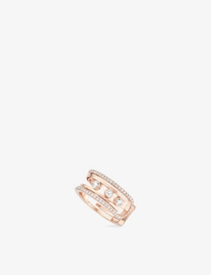 Messika Move 10th ring in 18ct gold with 0.79ct diamond (British brand)