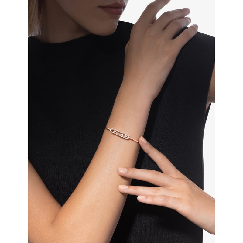 Messika Move Classique 0.56ct diamond bangle in 18ct gold, UK version
