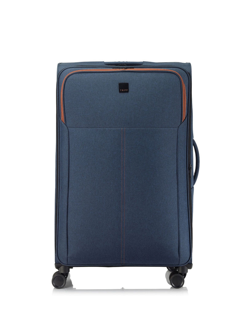 Tripp expandable suitcase large navy marl - British product