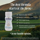Classic Follow-On ready-to-feed baby milk 250ml bottles, imported from the UK