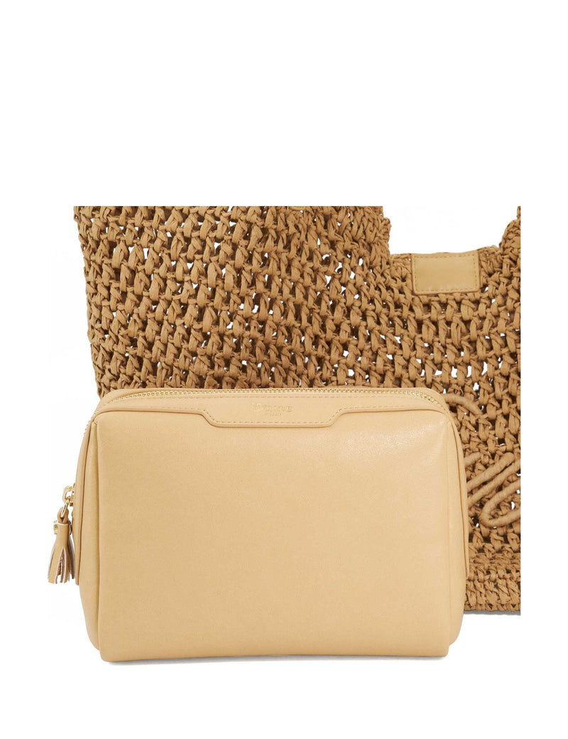 Dune London raffia beach bag (British brand)