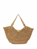 Dune London raffia beach bag (British brand)