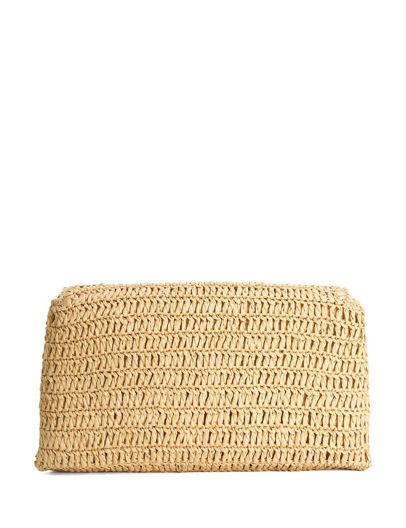 Dune London raffia chain strap clutch bag - British product