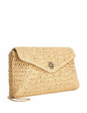 Dune London raffia chain strap clutch bag - British product