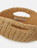 Accessorize raffia fish clutch bag, imported from the UK