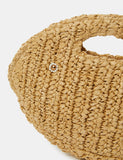 Accessorize raffia fish clutch bag, imported from the UK