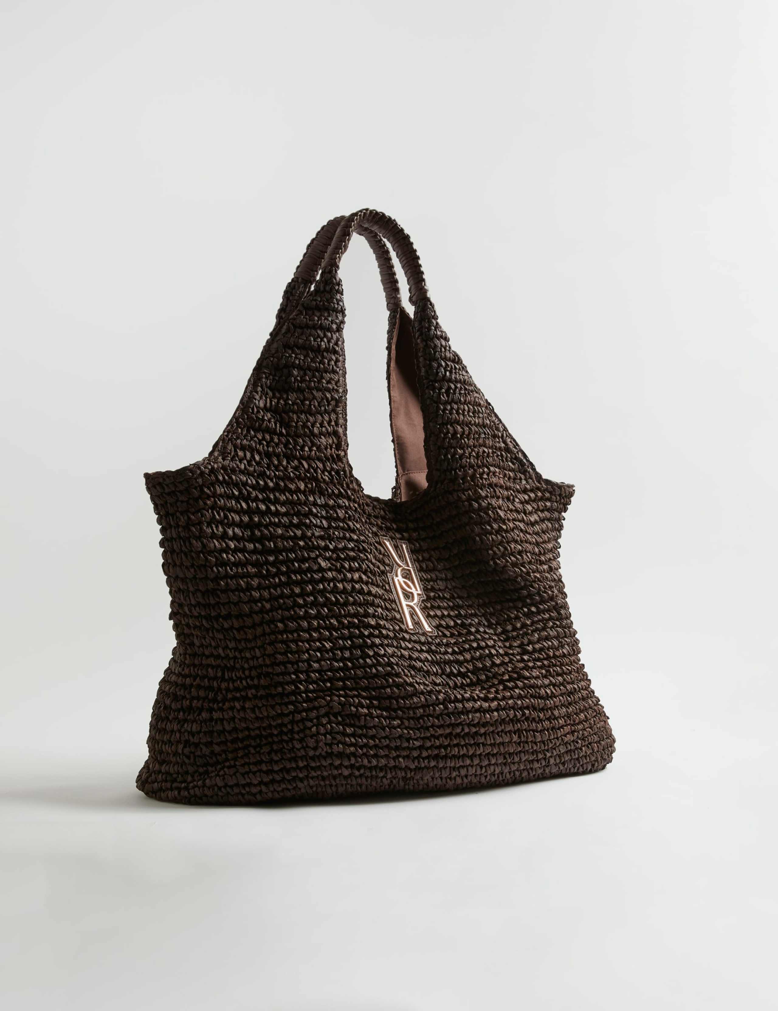 River Island raffia shoulder bag - British product