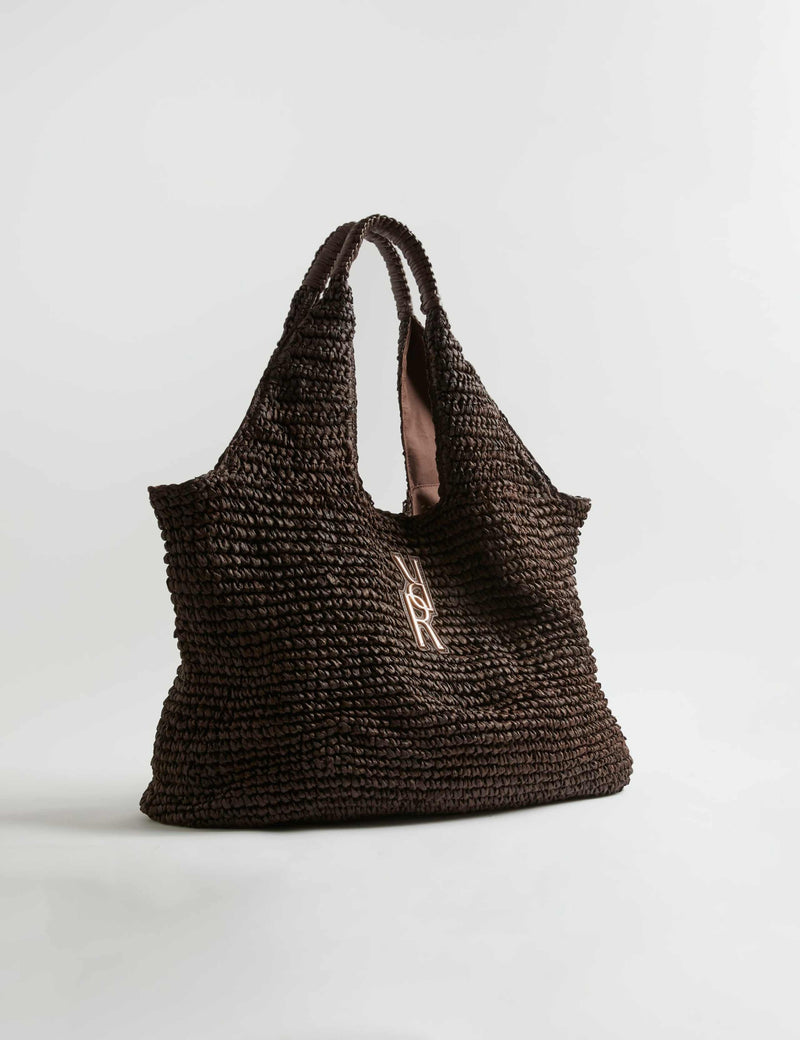 River Island raffia shoulder bag - British product