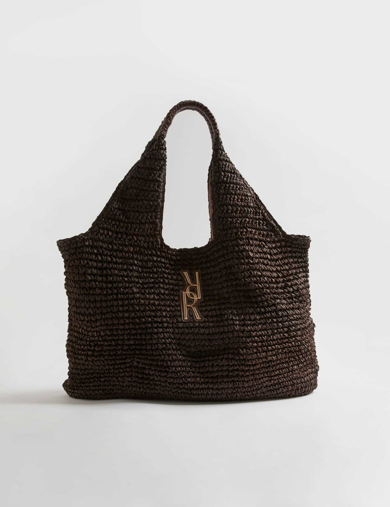 River Island raffia shoulder bag - British product