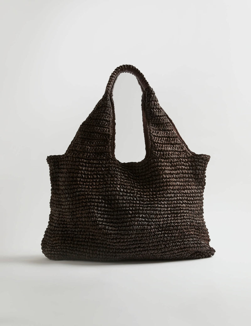 River Island raffia shoulder bag - British product