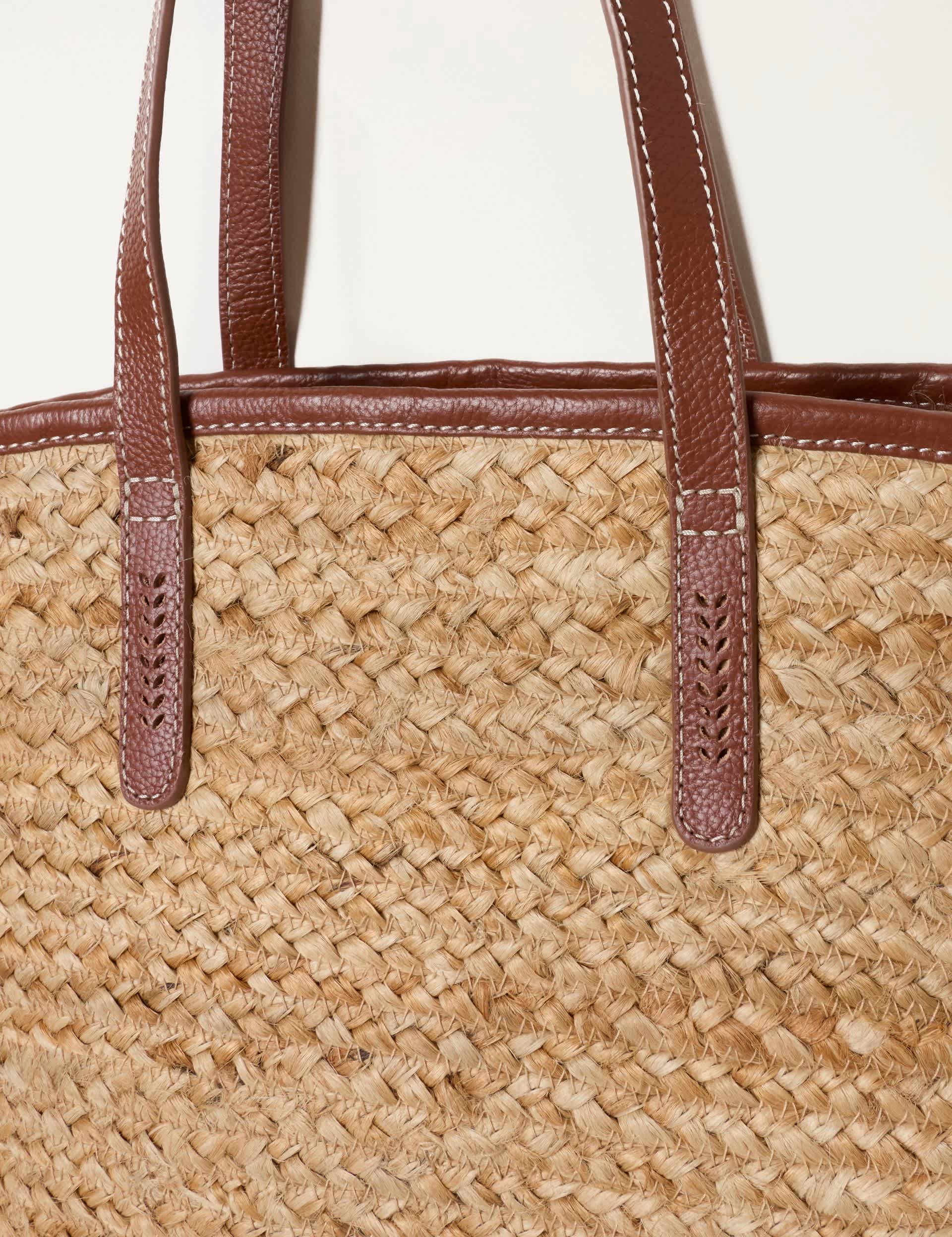 FatFace raffia tote bag 55cm height, UK version