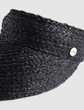 Seafolly raffia visor wide brim hat, imported from the UK