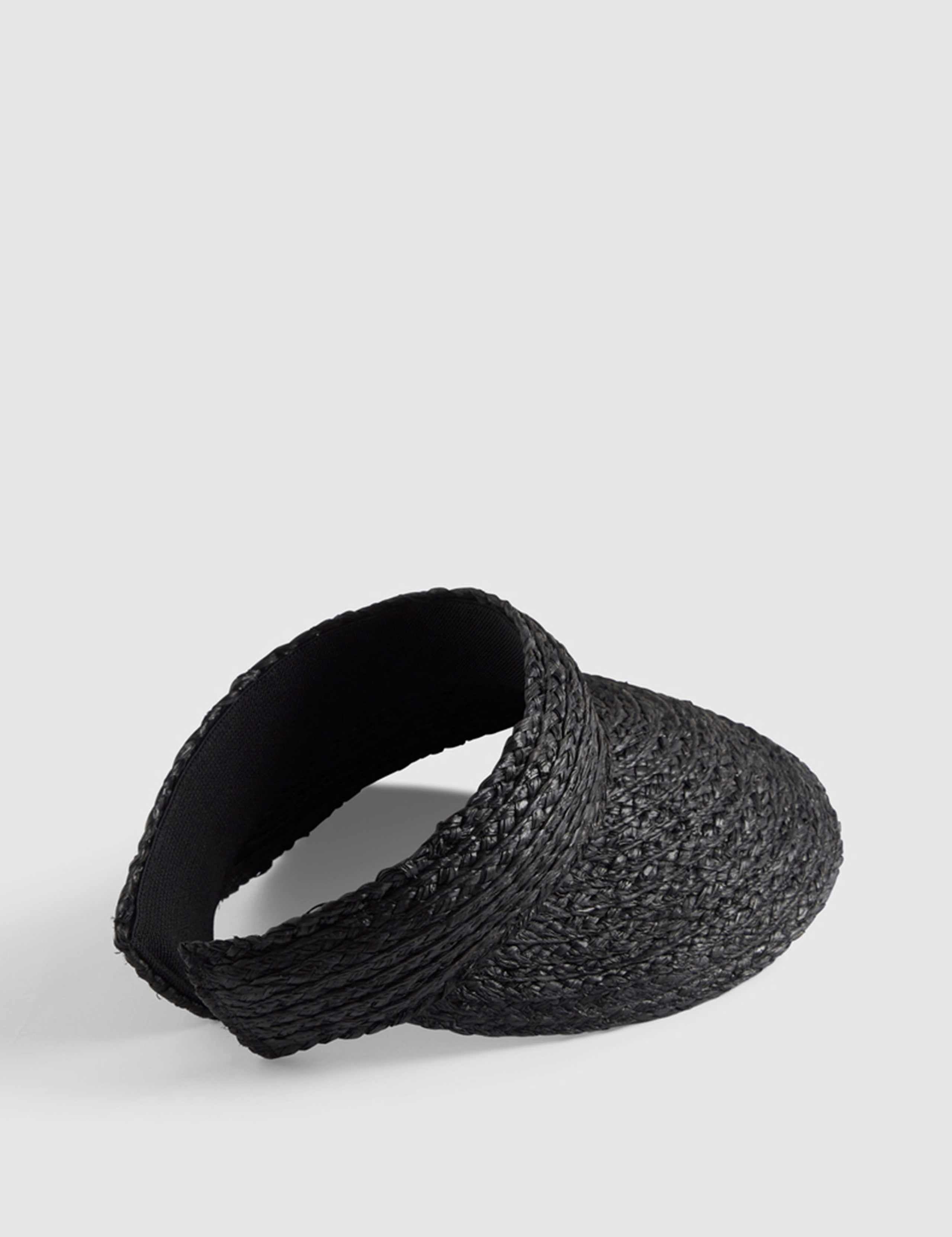 Seafolly raffia visor wide brim hat, imported from the UK