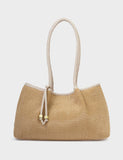 Katie Loxton raffia woven shoulder tote bag - British product