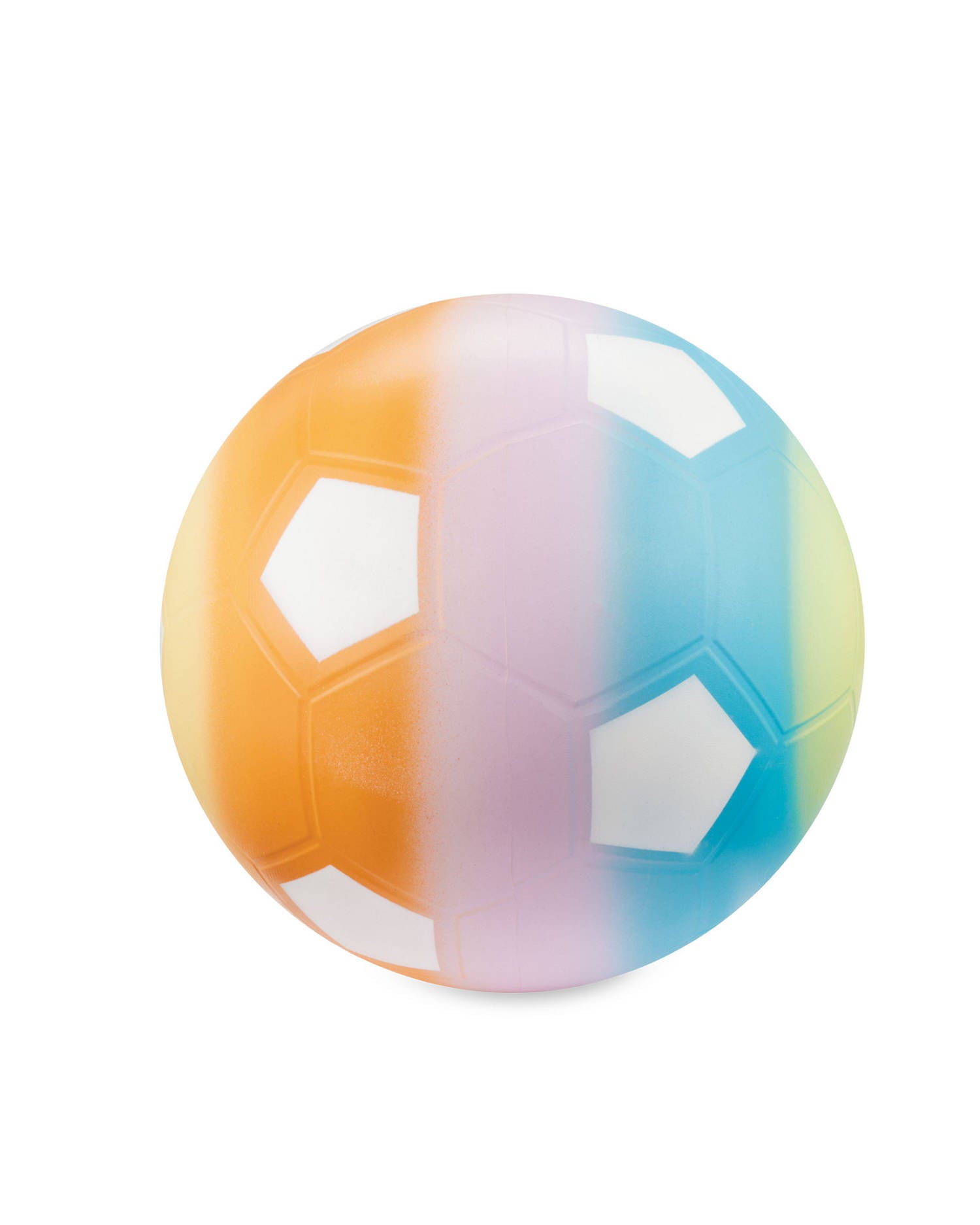 Rainbow Sportsball durable PVC for indoor outdoor play - British product