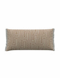 Bedeck of Belfast geometric rectangle cushion 30x70cm, imported from the UK