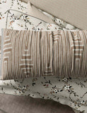 Bedeck of Belfast geometric rectangle cushion 30x70cm, imported from the UK