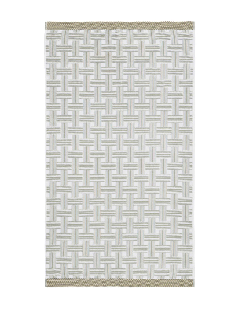 Bedeck of Belfast geometric towel available in multiple sizes, UK version