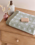 Bedeck of Belfast geometric towel available in multiple sizes, UK version
