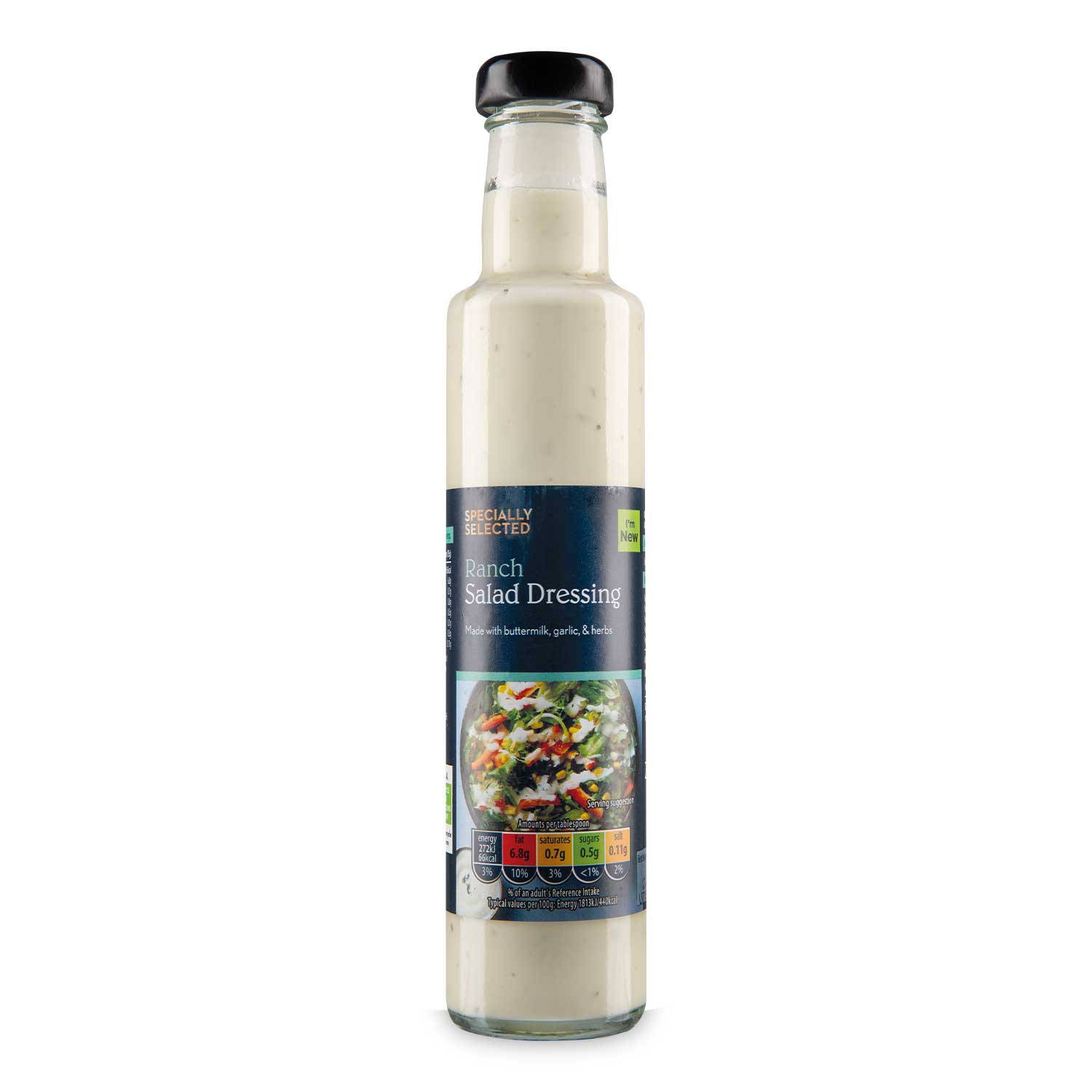 Ranch salad dressing for fresh green salads, UK version