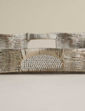 Rattan scallop tray 45cm x 35cm - British product