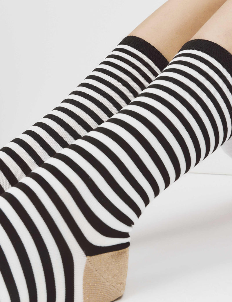M&S rayon striped ankle socks, imported from the UK