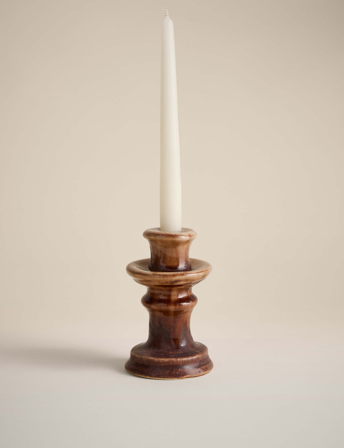 Reactive Glaze Ceramic Small Candle Holder