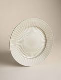 Reactive stripe dinner plate 28 cm, imported from the UK