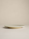 Stoneware side plate reactive stripe 20.3 cm, imported from the UK
