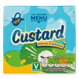 Ready-to-serve custard made with skimmed milk, UK version