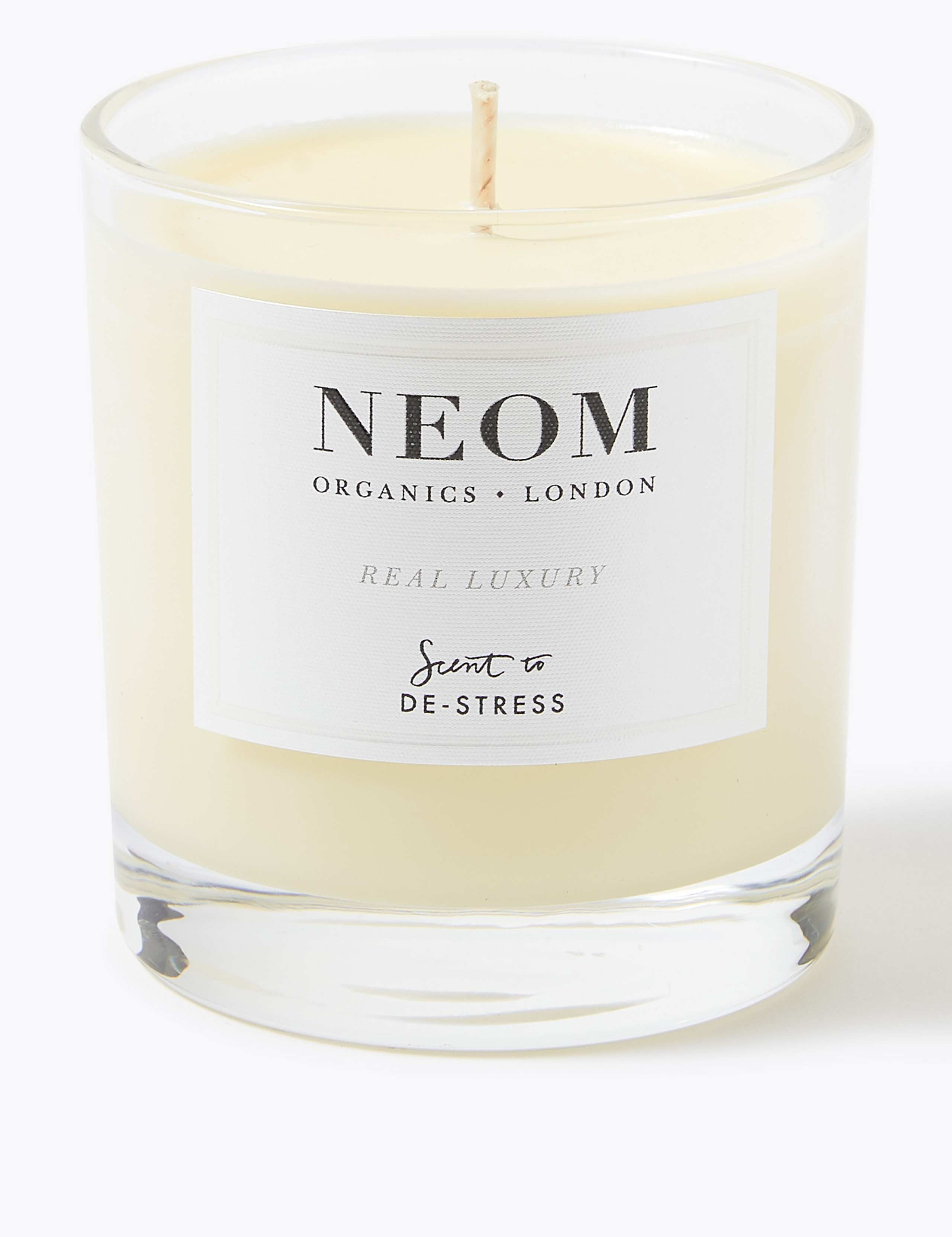 NEOM Real Luxury 1 wick candle 185g, imported from the UK