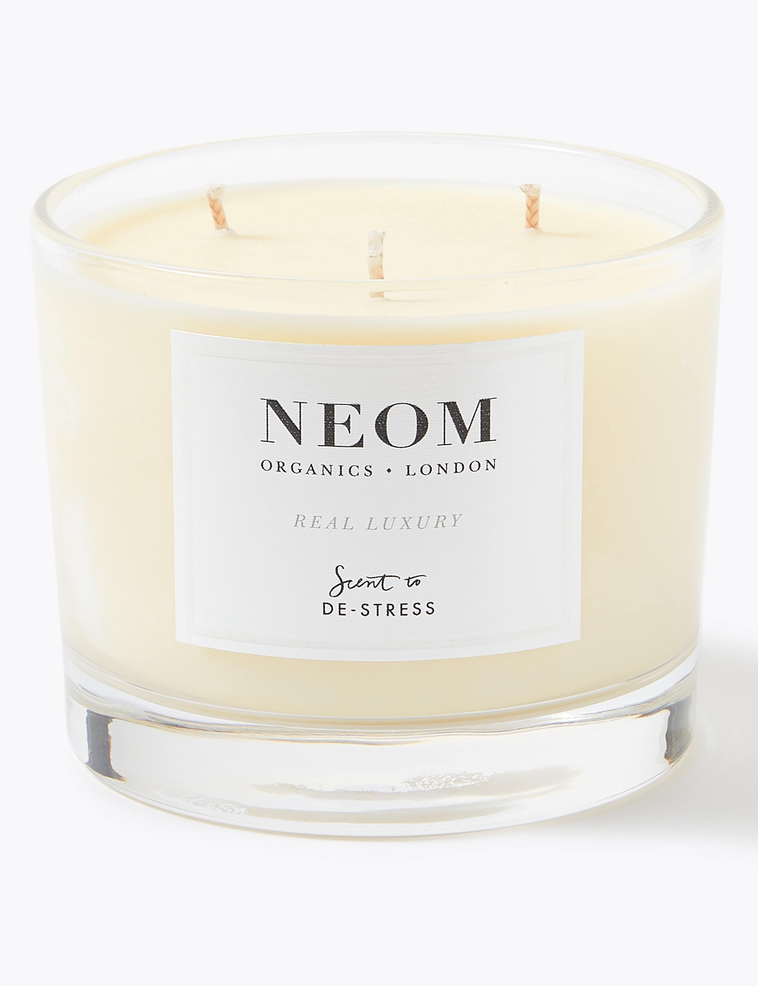 NEOM Real Luxury 3-wick candle 420g, imported from the UK